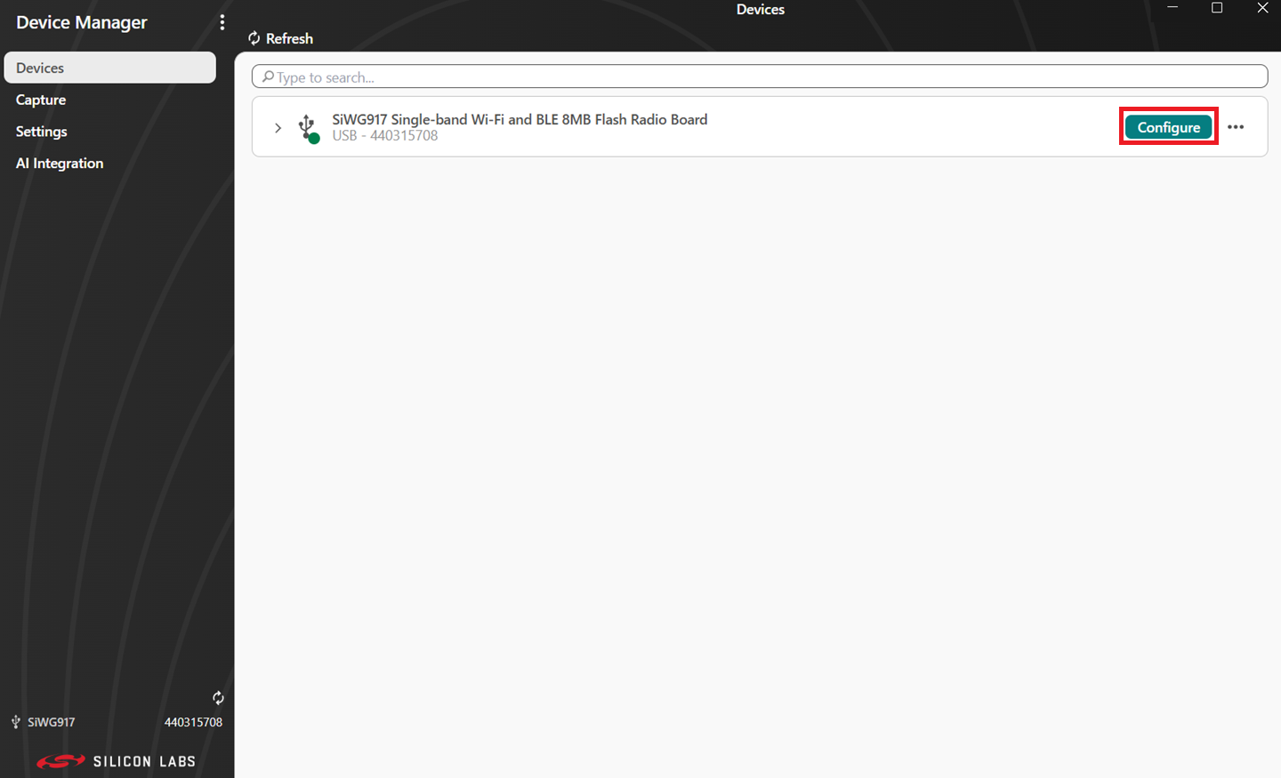 Configure Console