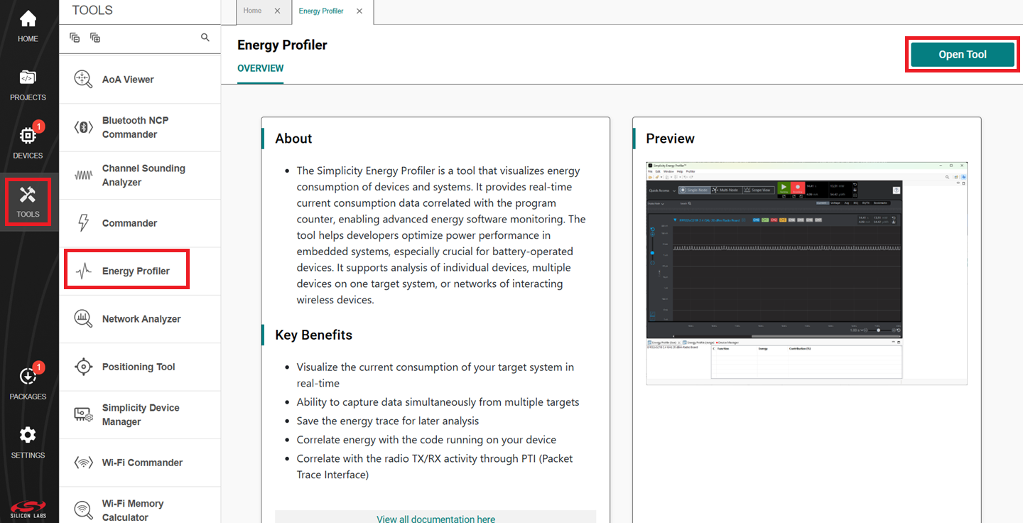 Energy Profiler Demo 1