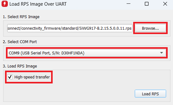 Set up firmware update