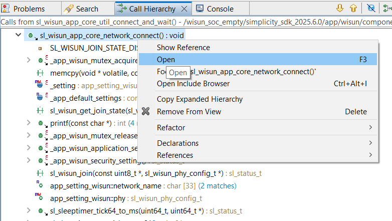 Open sl_wisun_app_core_network_connect