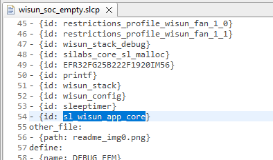 application core in slcp