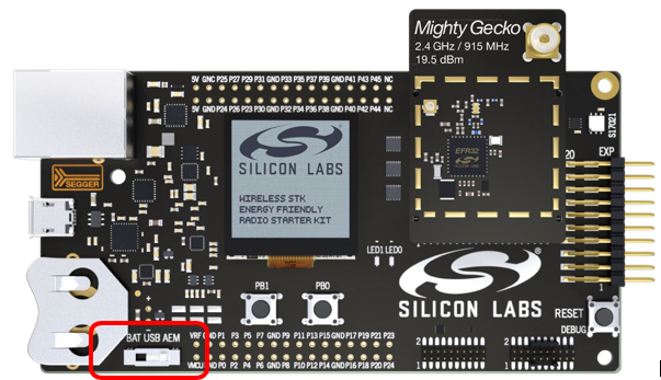 Wireless starter kit with power switch