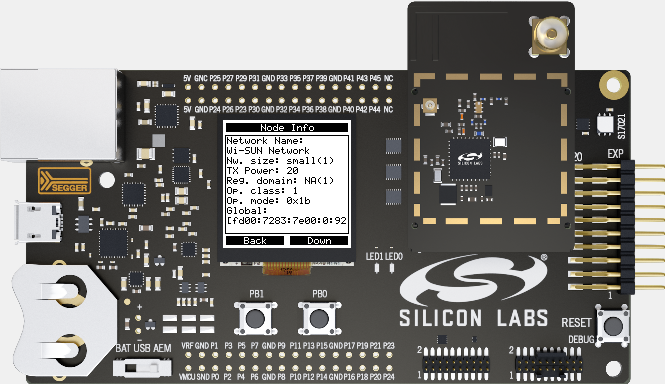 Node Info Screen