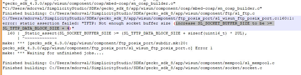 build soc empty failing