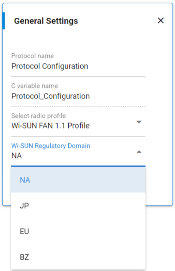 Radio Configurator Regulatory Domain
