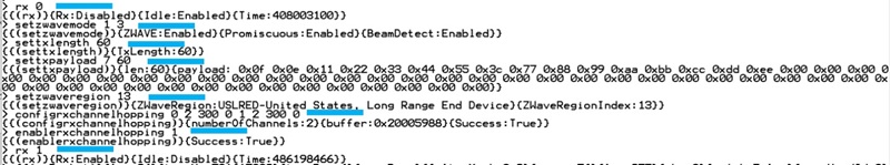 Setup of Reception of Z-Wave Long Range in Region 13