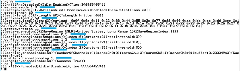 Setup of Reception of Z-Wave Long Range in Region 11