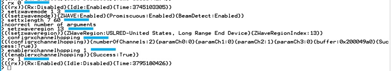 Setup of Reception of Z-Wave Long Range in Region 13