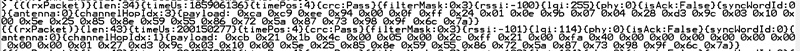 Example of Received Z-Wave Long Range Frames