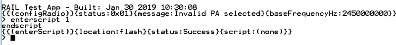 Enabling and Terminating Script Mode