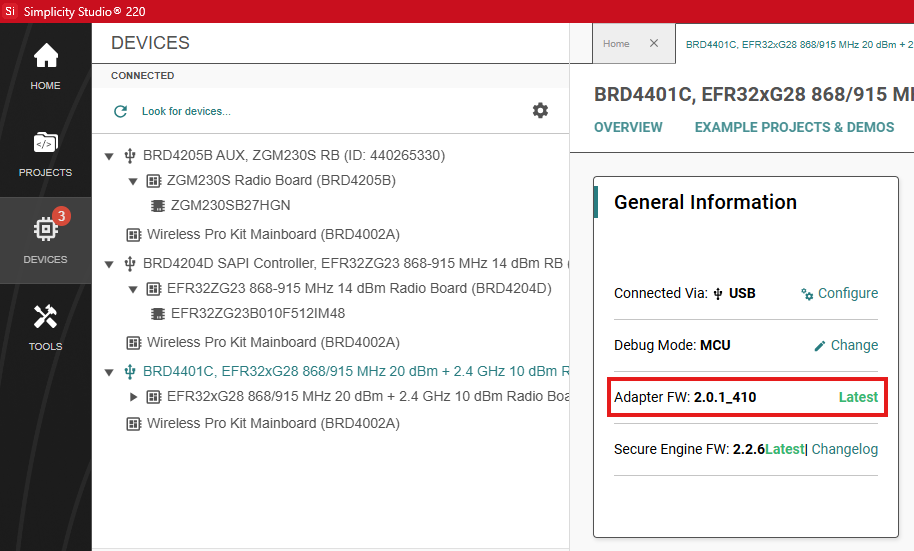Device Firmware Update