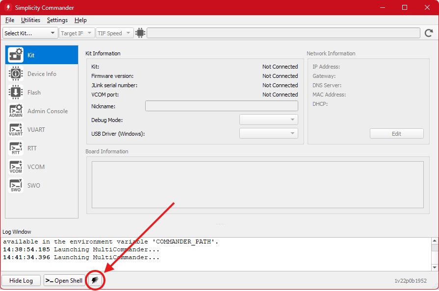 Open MultiCommander from Simplicity Commander