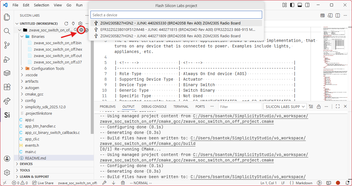 Select Image to Flash