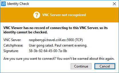 VNC accept host