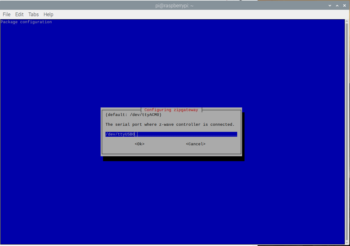 Z/IP Gateway Configuration