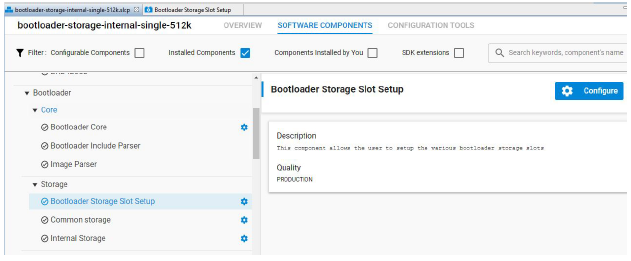 Bootloader 800 Storage Slot